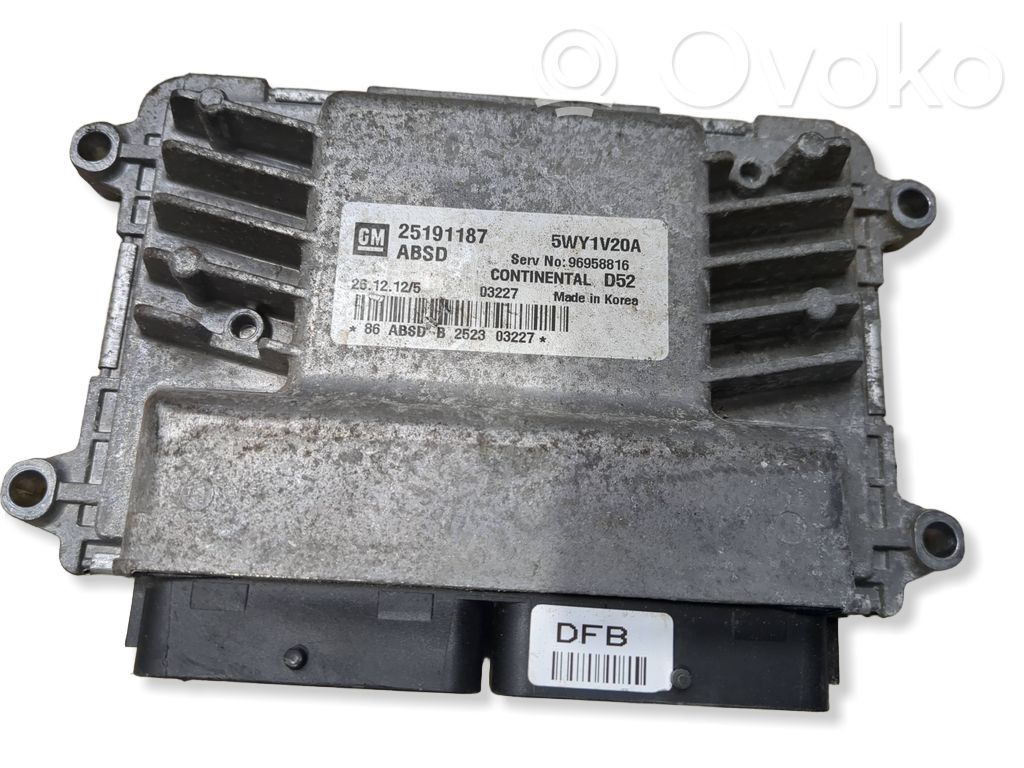 Chevrolet Spark Engine control unit/module 