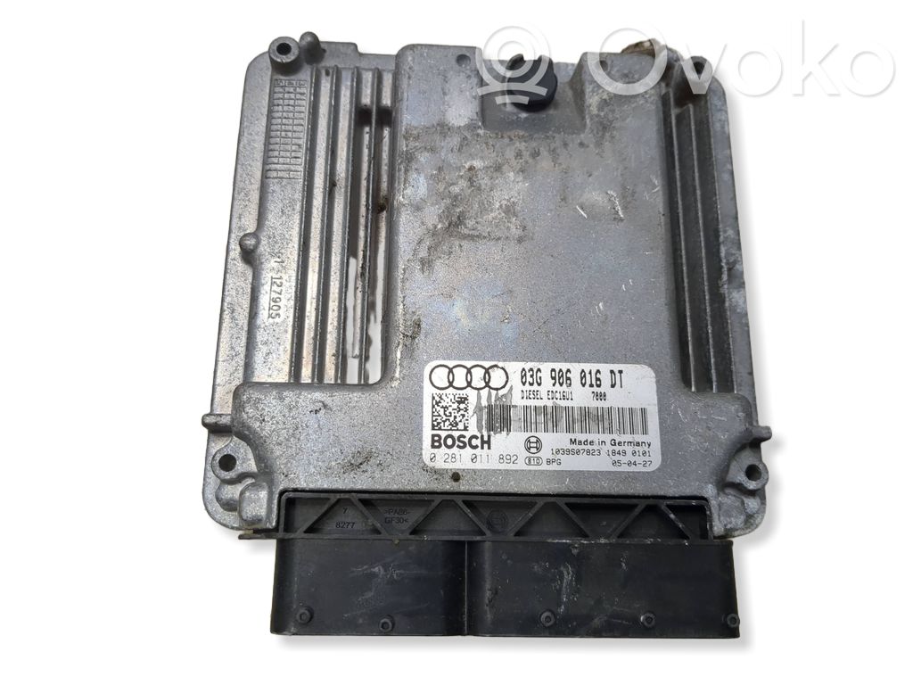 Audi A3 S3 A3 Sportback 8P Engine control unit/module 