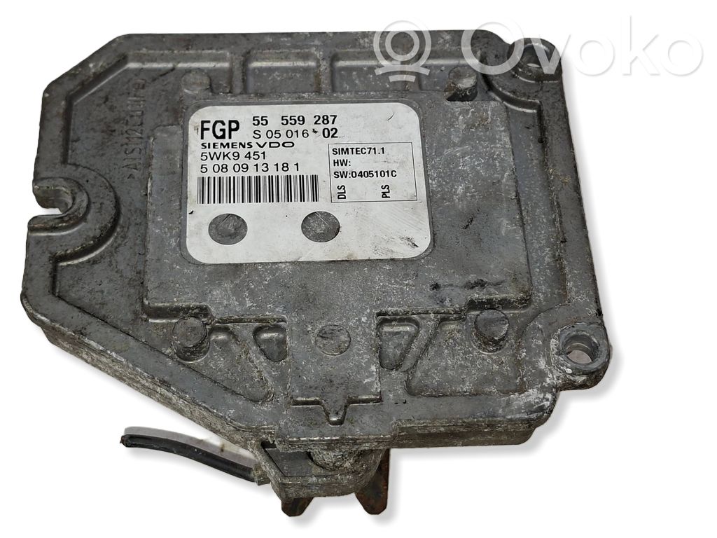Opel Astra G Komputer / Sterownik ECU silnika 