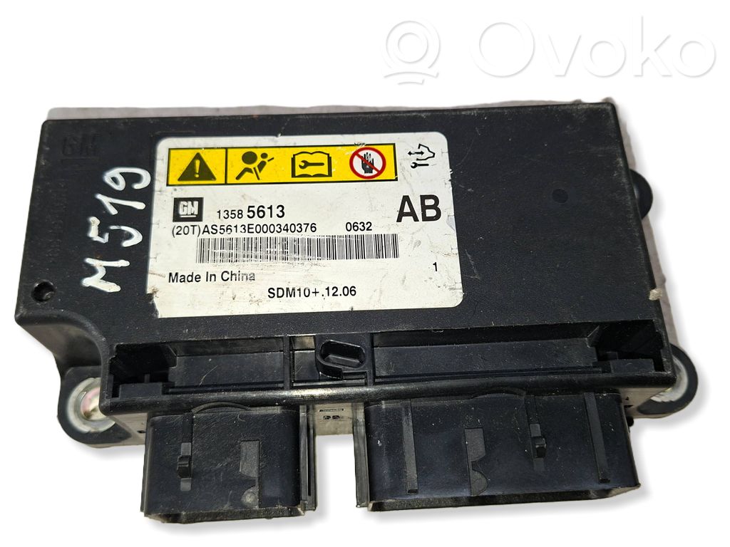 Chevrolet Orlando Module de contrôle airbag 