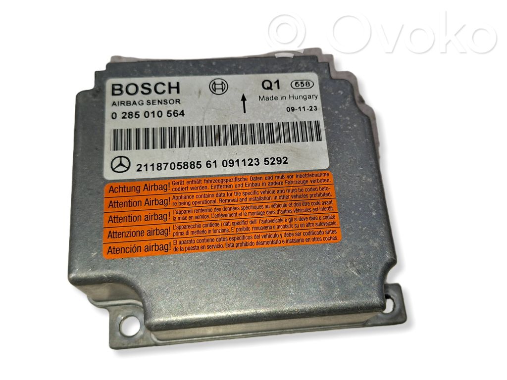 Mercedes-Benz CLS C219 Airbag control unit/module 