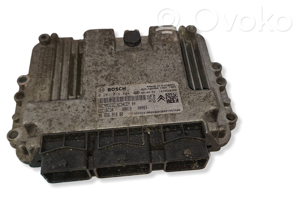 Engine control unit/module   0281014444,9665691680,9661586080