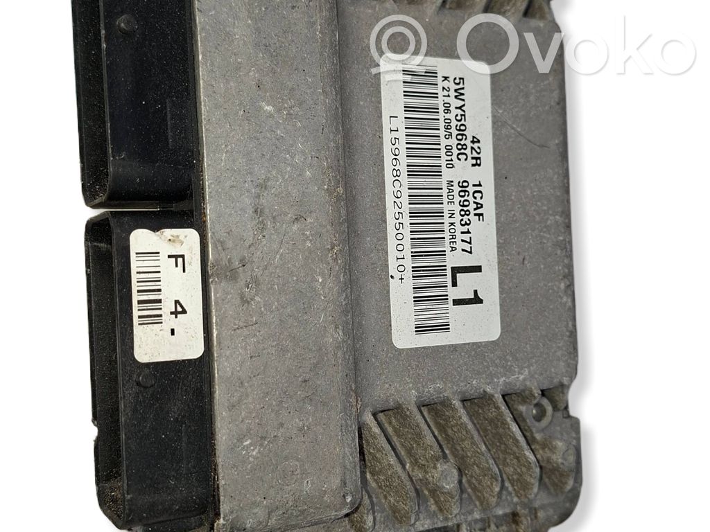 Engine control unit/module   5WY5968C,96983177,L159680C92550010