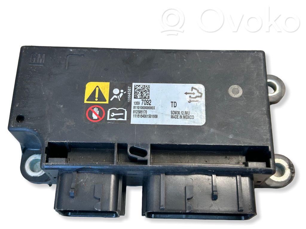Opel Corsa E Airbag control unit/module 