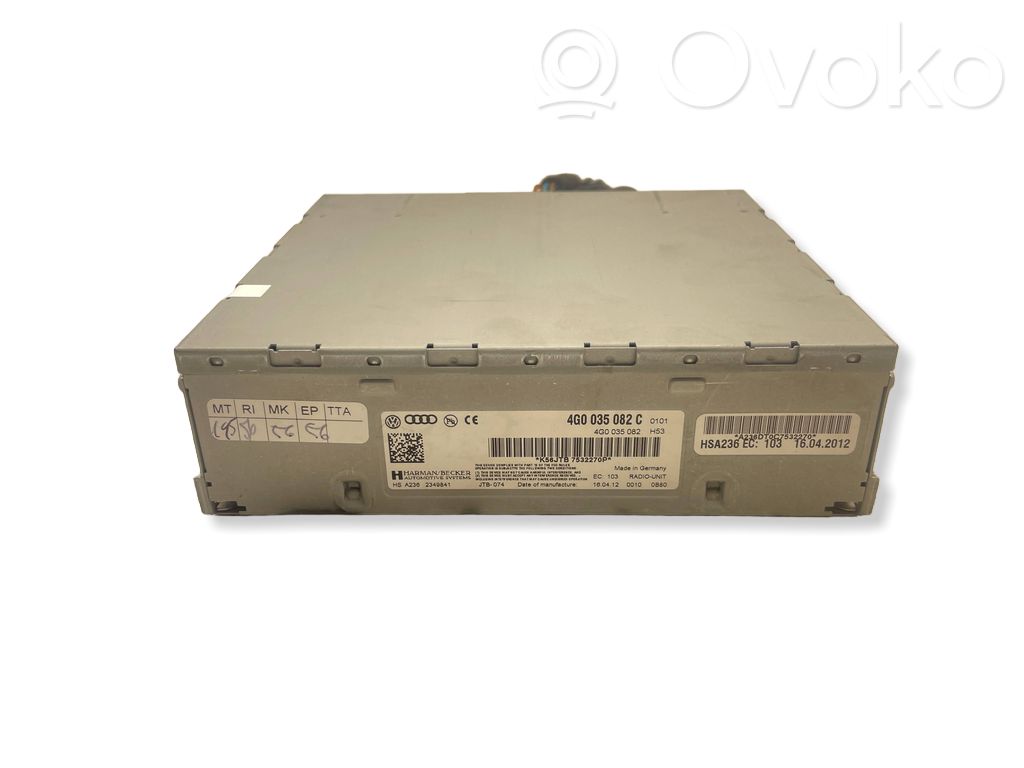 Audi A6 S6 C7 4G GPS navigation control unit/module 