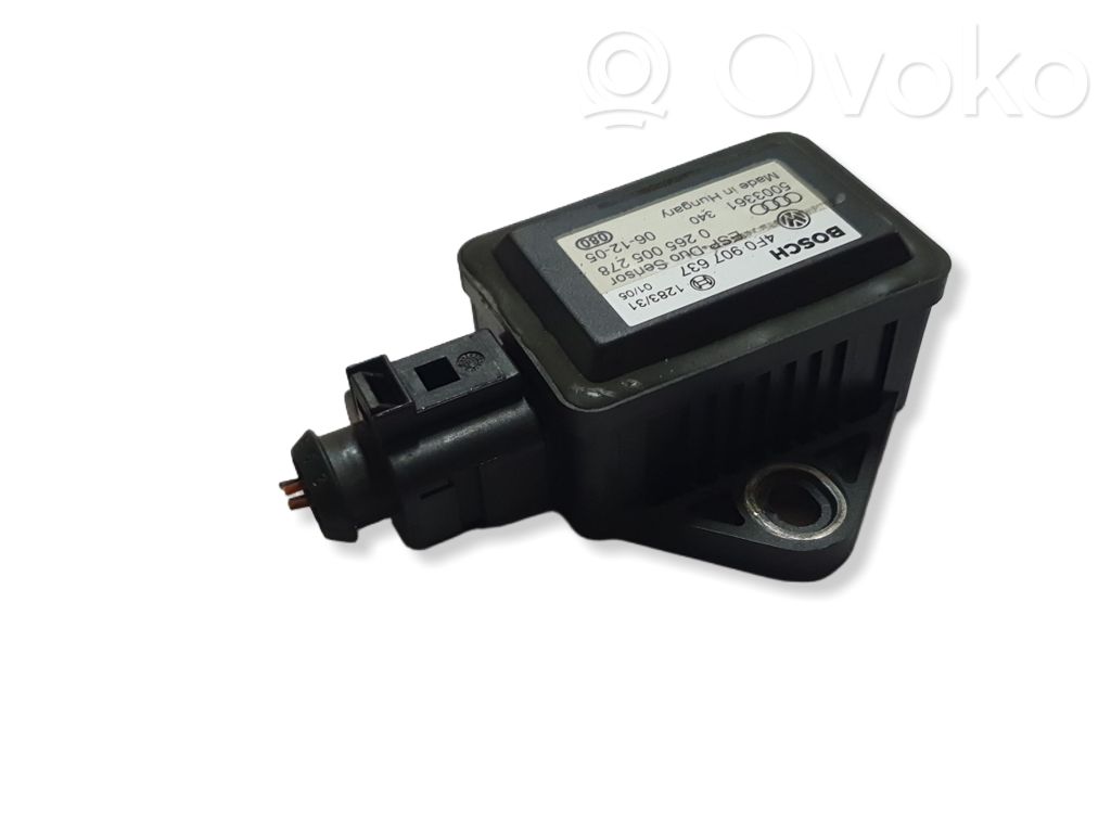 Audi A6 S6 C6 4F ESP acceleration yaw rate sensor 