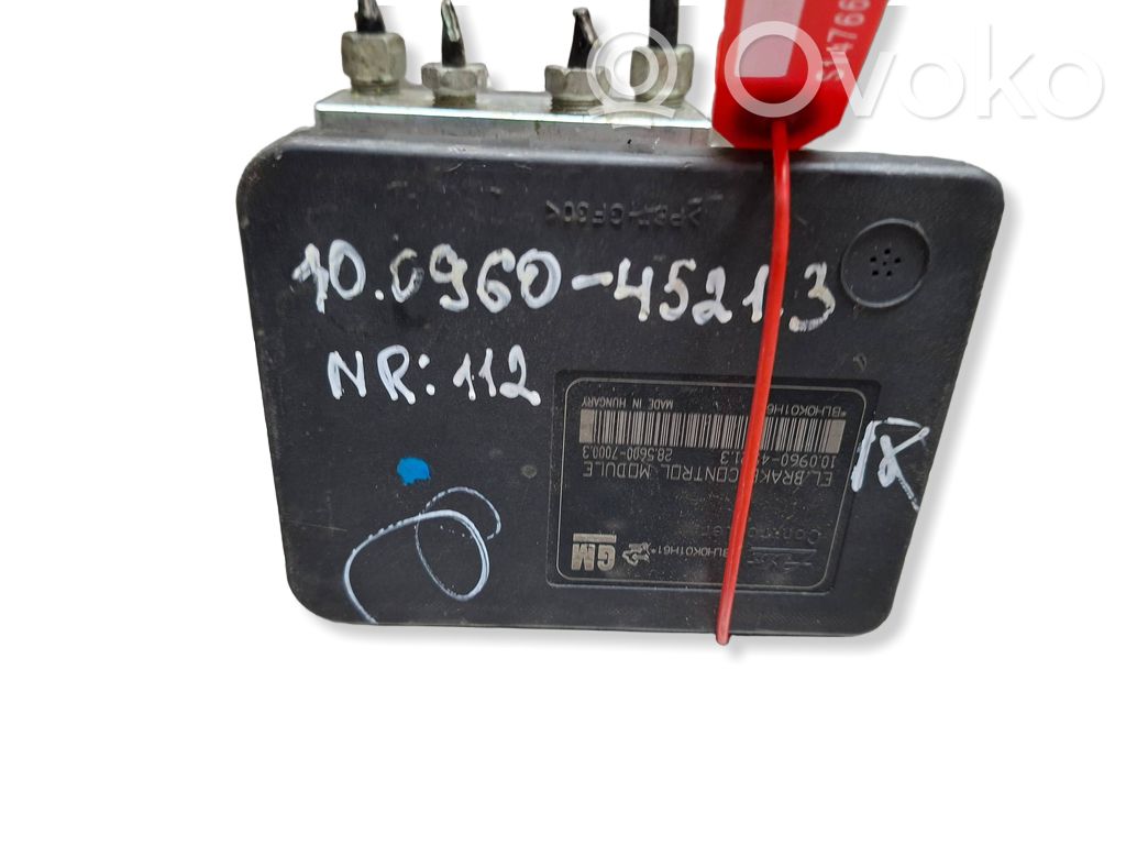 Opel Astra J Unidad de control/módulo del ABS 