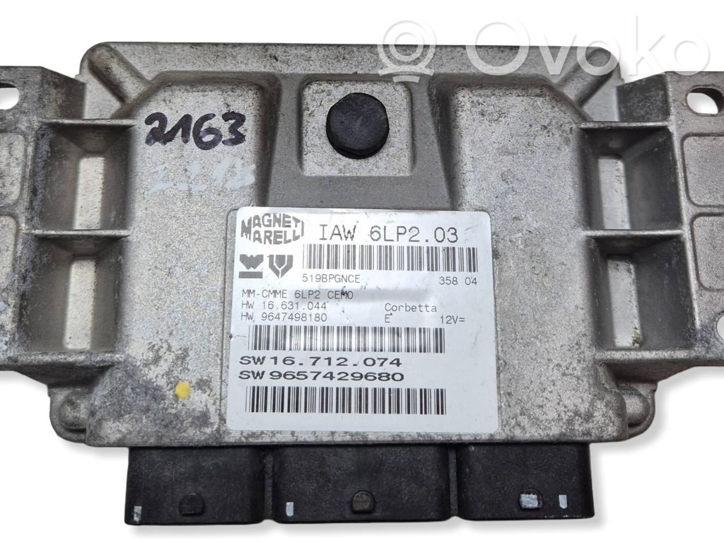 Peugeot 206 Unitate/modul de control motor 