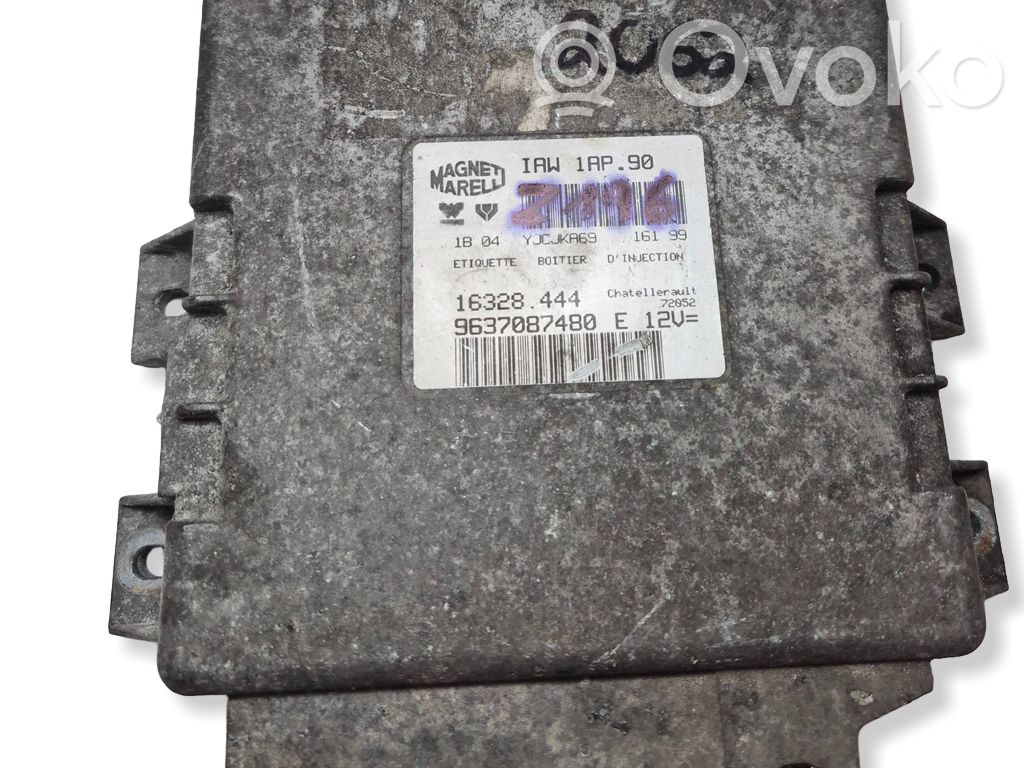 Engine control unit/module   9637087480,IAW1AP90