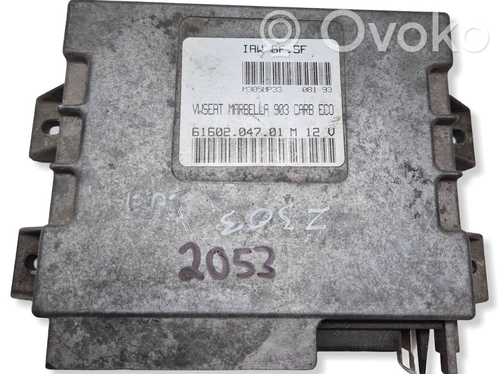 Engine control unit/module   IAW6FSF,M305MP33,6160204701