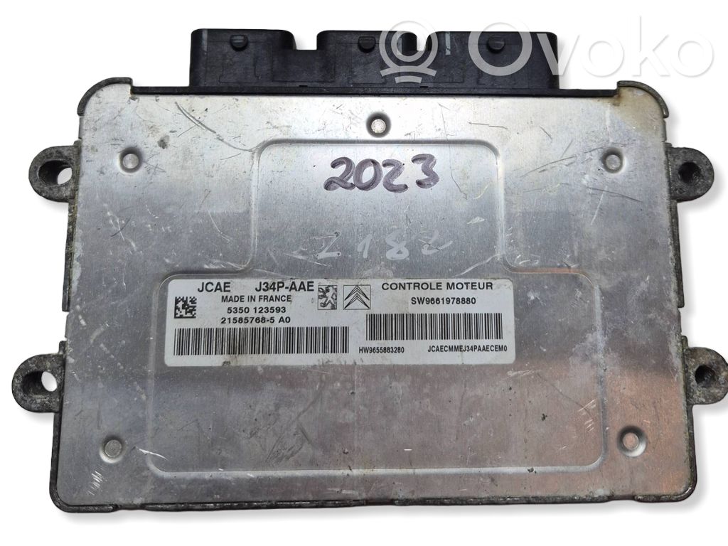 Engine control unit/module   9661978880,J34PAAE,5350123593,9655883280