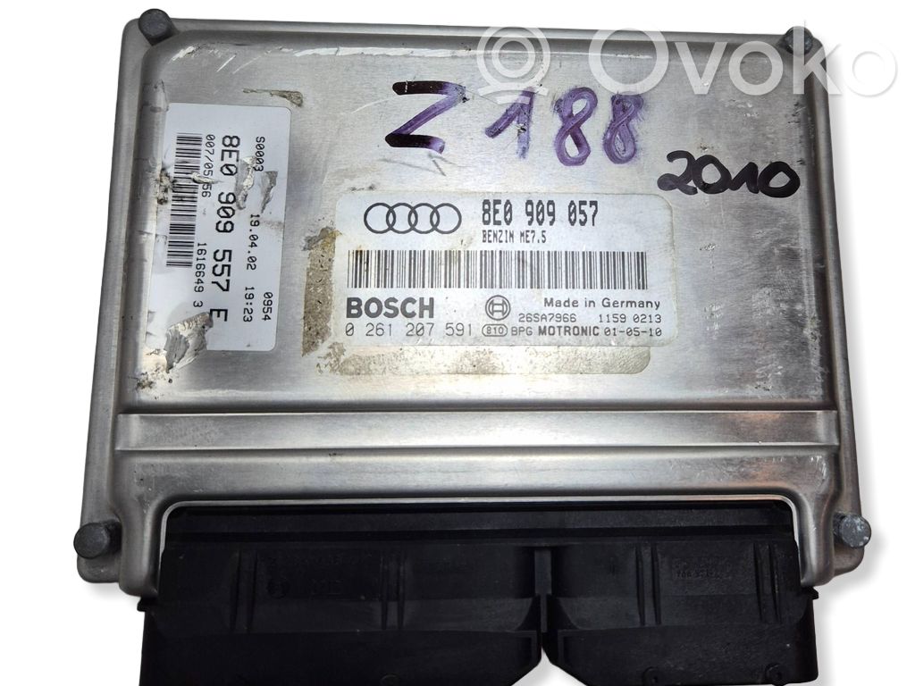 Audi A4 S4 B6 8E 8H Calculateur moteur ECU 