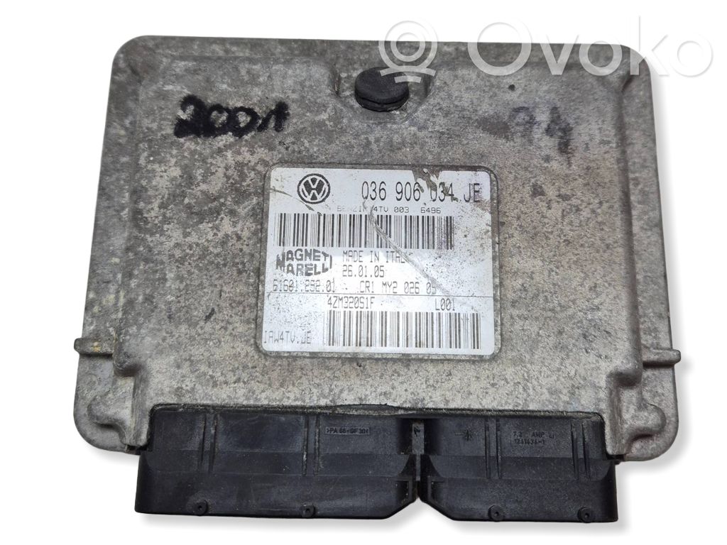 Engine control unit/module   036906034JE,4ZM320S1F,6160125201