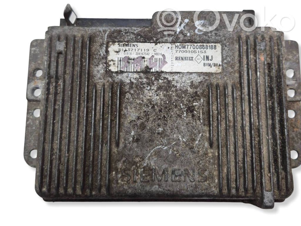 Unidad de control/módulo del motor   7700868188,S113717119C