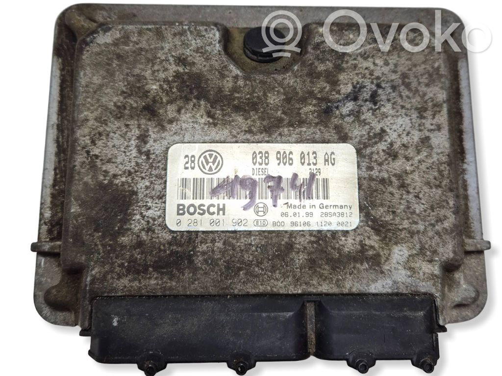 Engine control unit/module   038906013AG,28SA3812,0281001902
