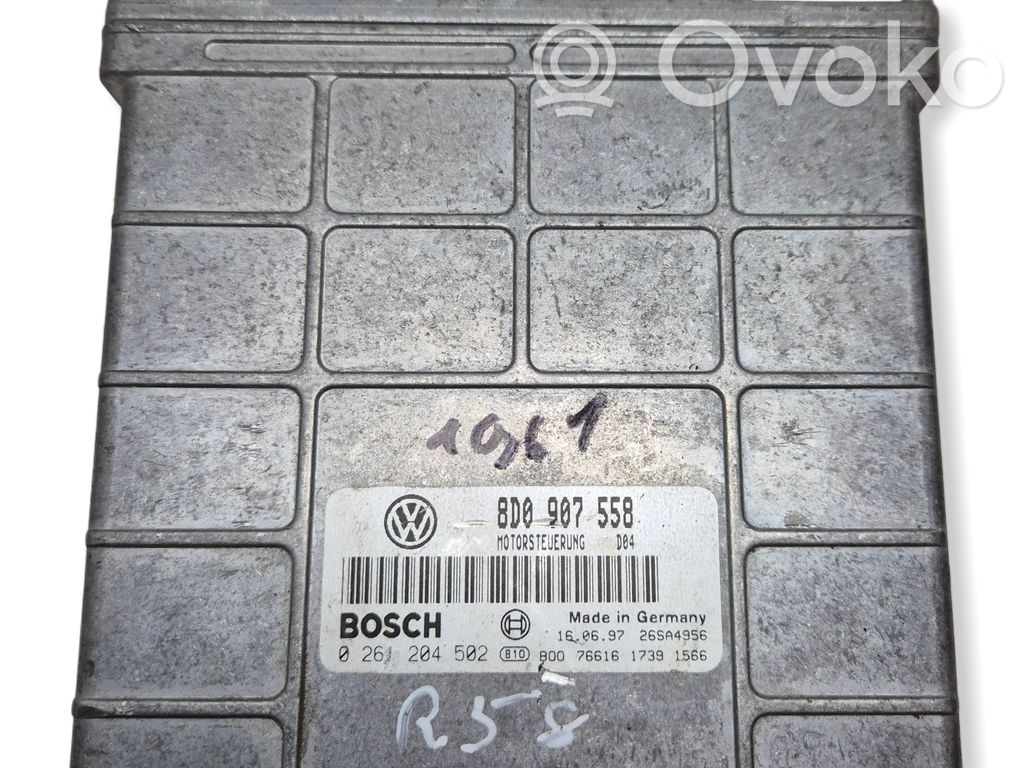 Engine control unit/module   8D0907558,26SA4956,0261204502