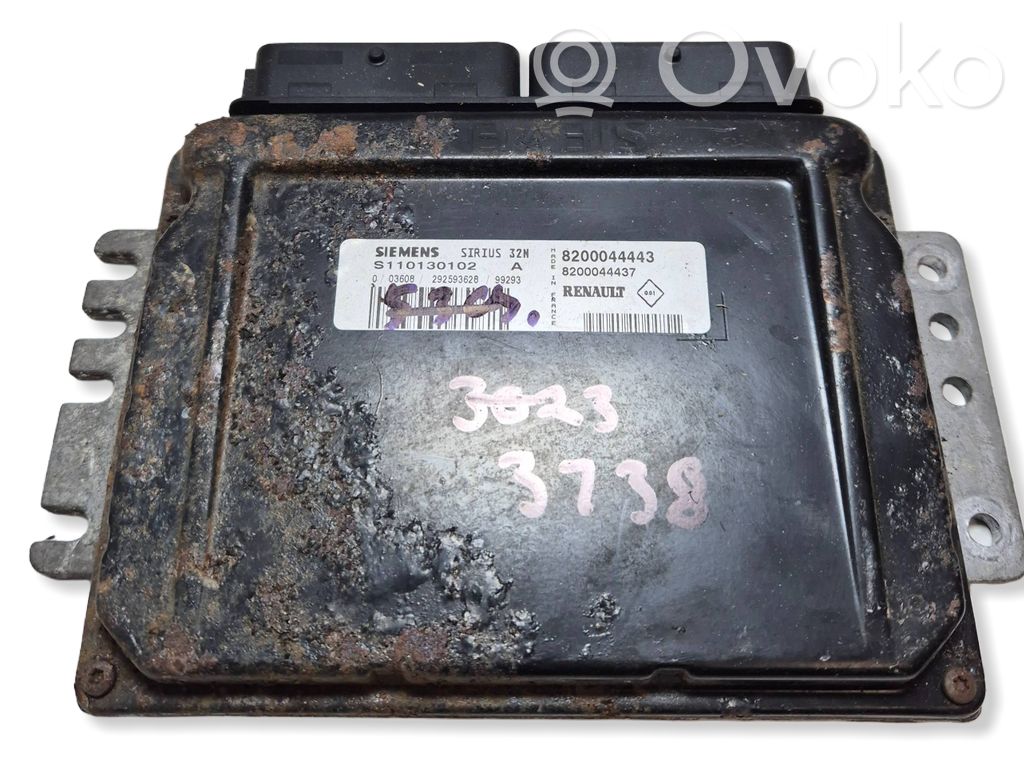 Engine control unit/module   8200044443,S110130102,8200044437