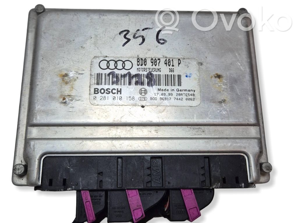 Audi A4 S4 B6 8E 8H Sterownik / Moduł ECU 