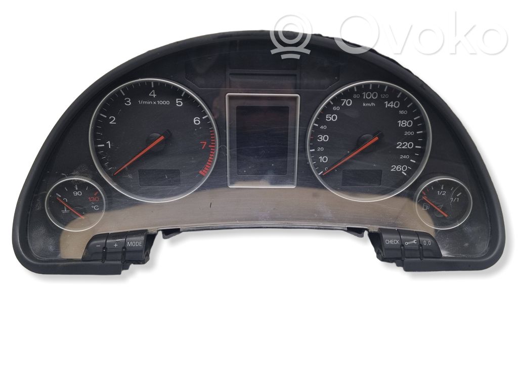 Audi A4 S4 B6 8E 8H Vitezometru (grup de instrumente) 