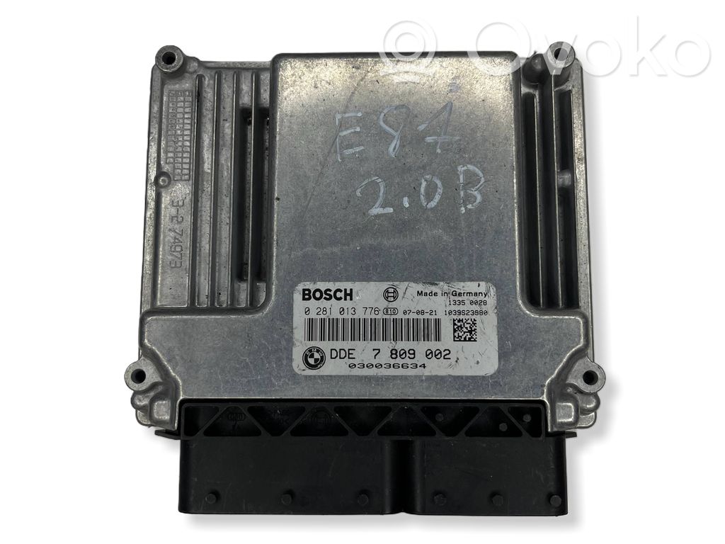 BMW 1 E81 E87 Unidad de control/módulo del motor 
