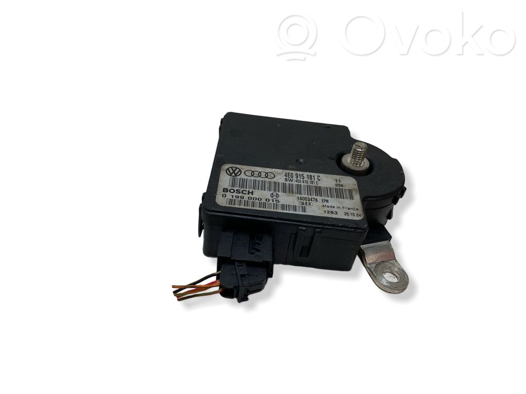Audi A8 S8 D3 4E Battery control module 