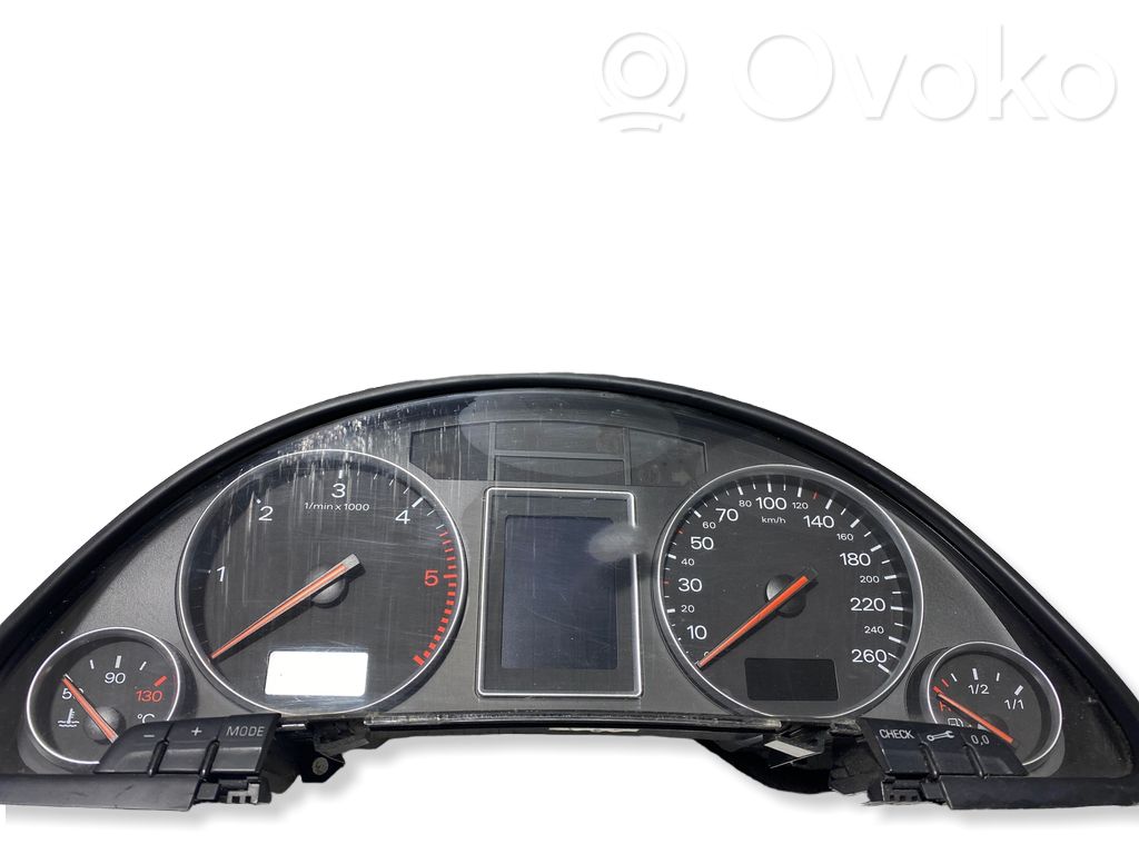 Audi A4 S4 B6 8E 8H Tachimetro (quadro strumenti) 
