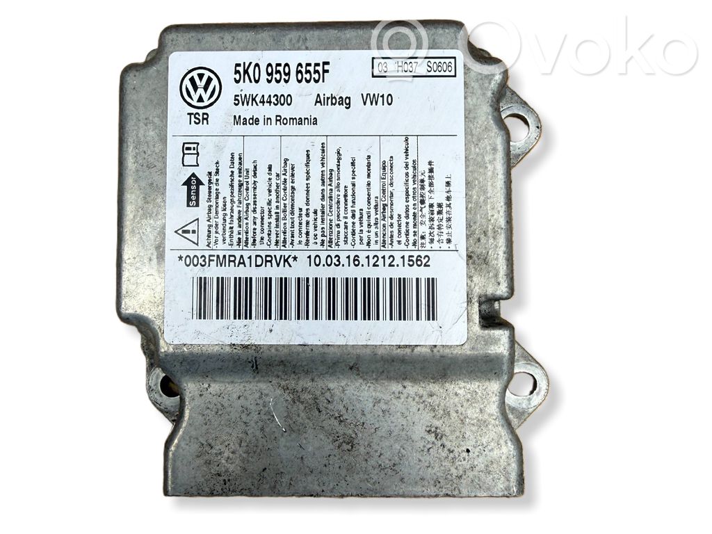 Volkswagen Golf Plus Airbag control unit/module 