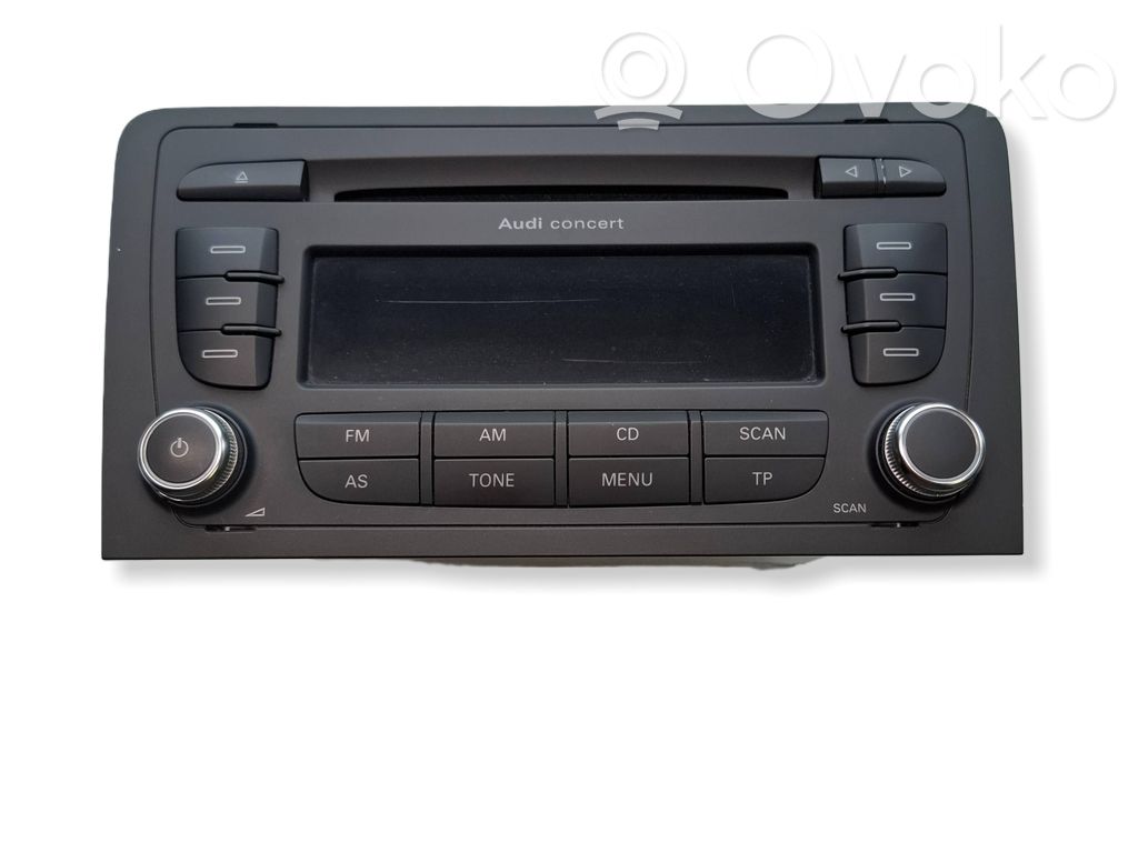 Audi A3 S3 8P Panel / Radioodtwarzacz CD/DVD/GPS 