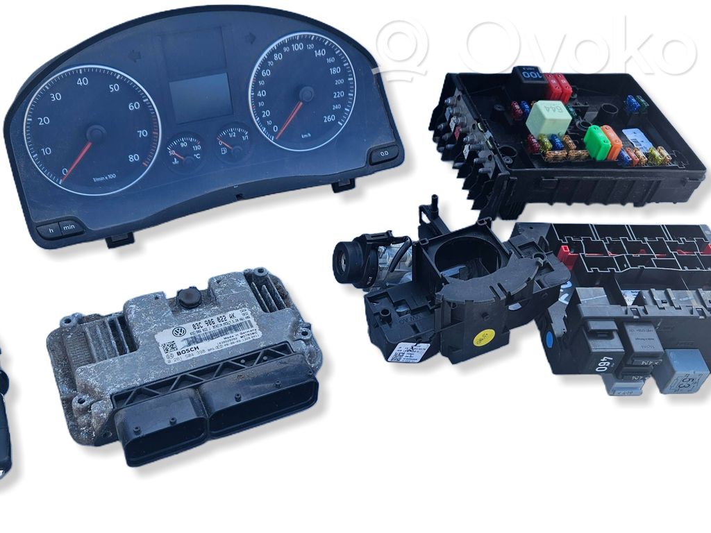 Engine control unit/module   03C906022AK,1K0920864A,0261S04398,1K0937125A,3C8937049D