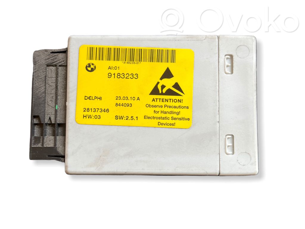 Steuermodul Mittelkonsole   9183233,844093,28137346