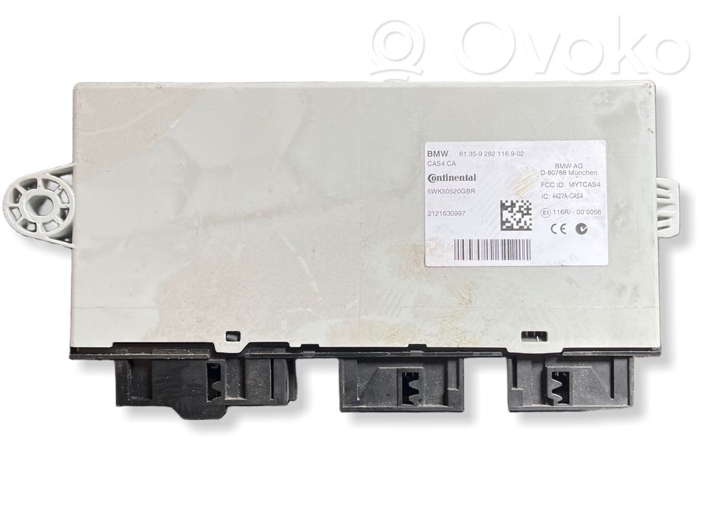 BMW 5 F10 F11 Moduł / Sterownik CAS 