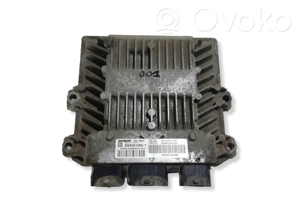 Citroen Berlingo Engine control unit/module 