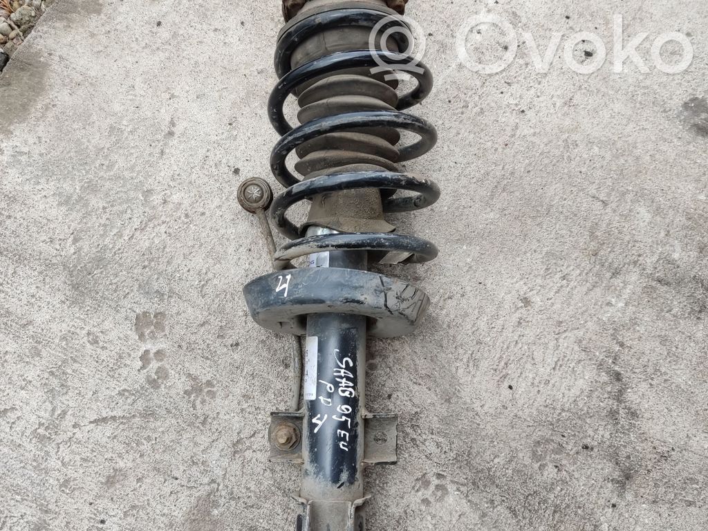 Saab 9-5 Front shock absorber with coil spring 