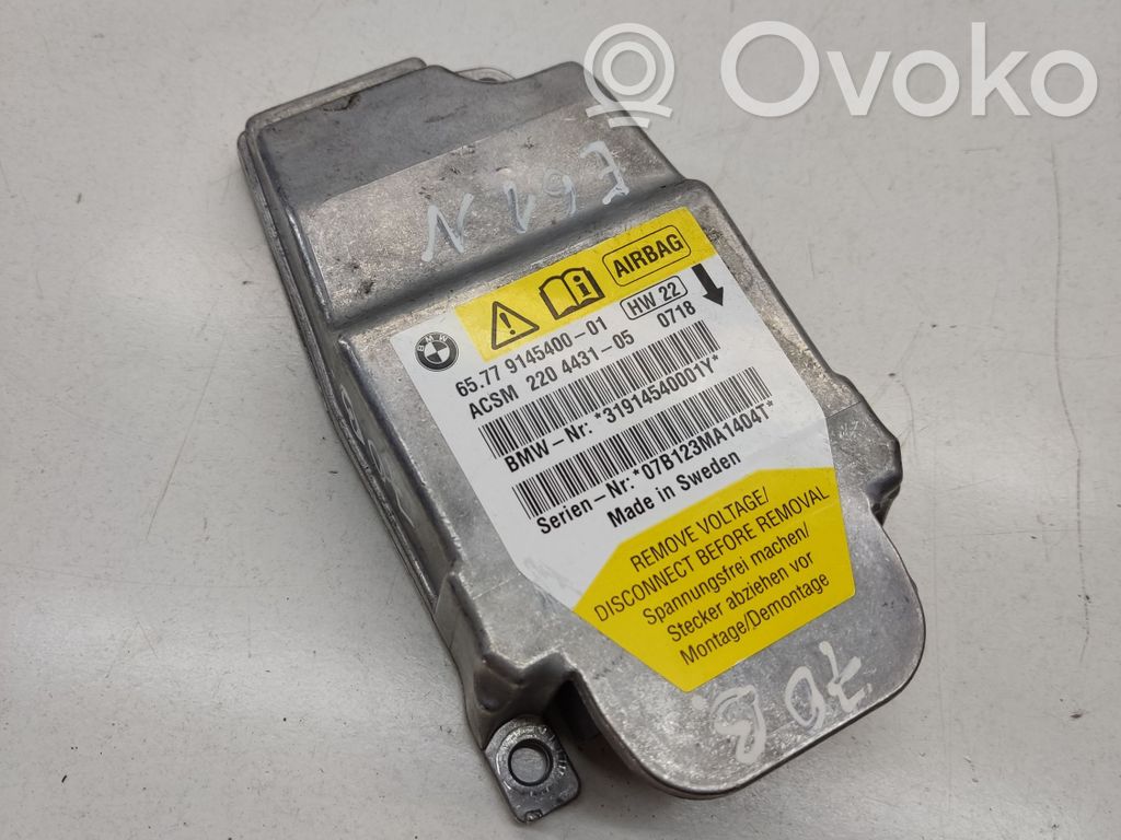 BMW 5 E60 E61 Airbag control unit/module 