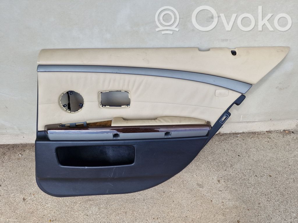 BMW 7 E65 E66 Apmušimas galinių durų (obšifke) 