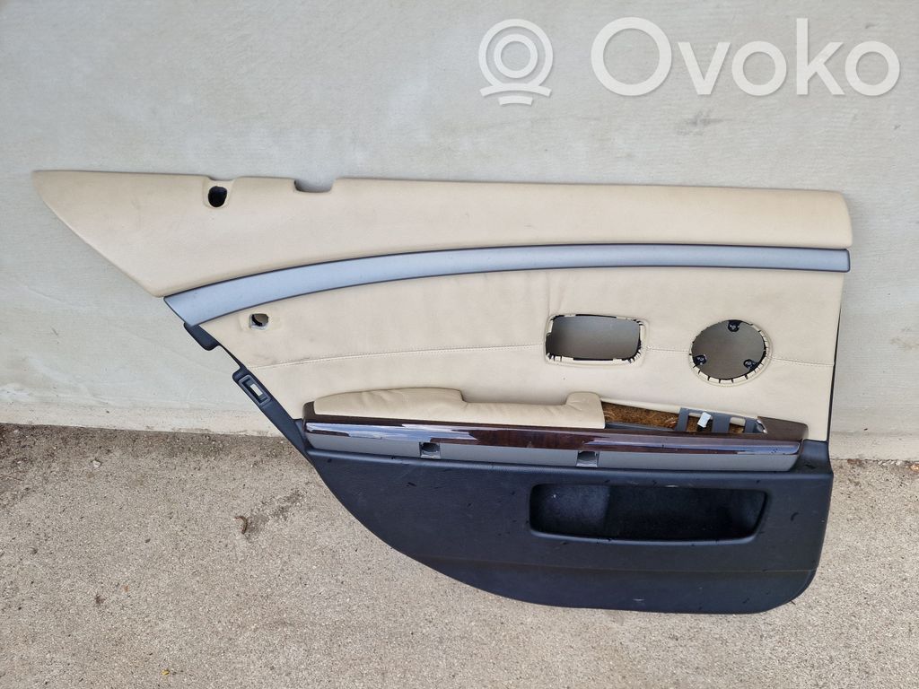 BMW 7 E65 E66 Apmušimas galinių durų (obšifke) 