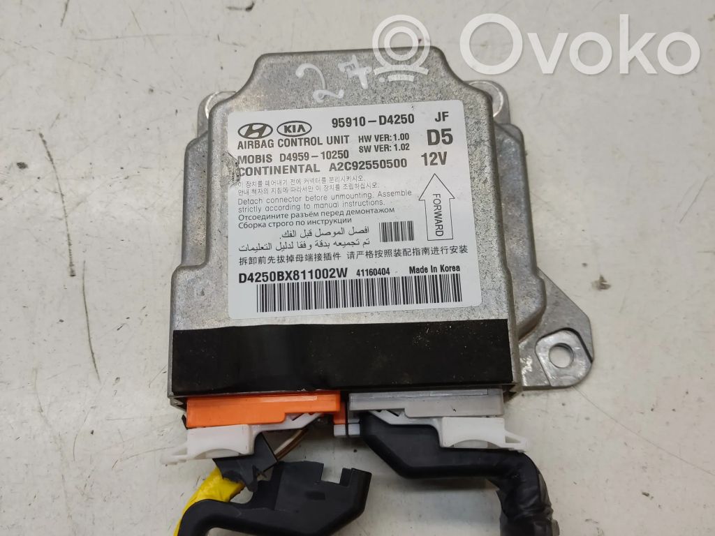 Airbag control unit/module   95910D4250