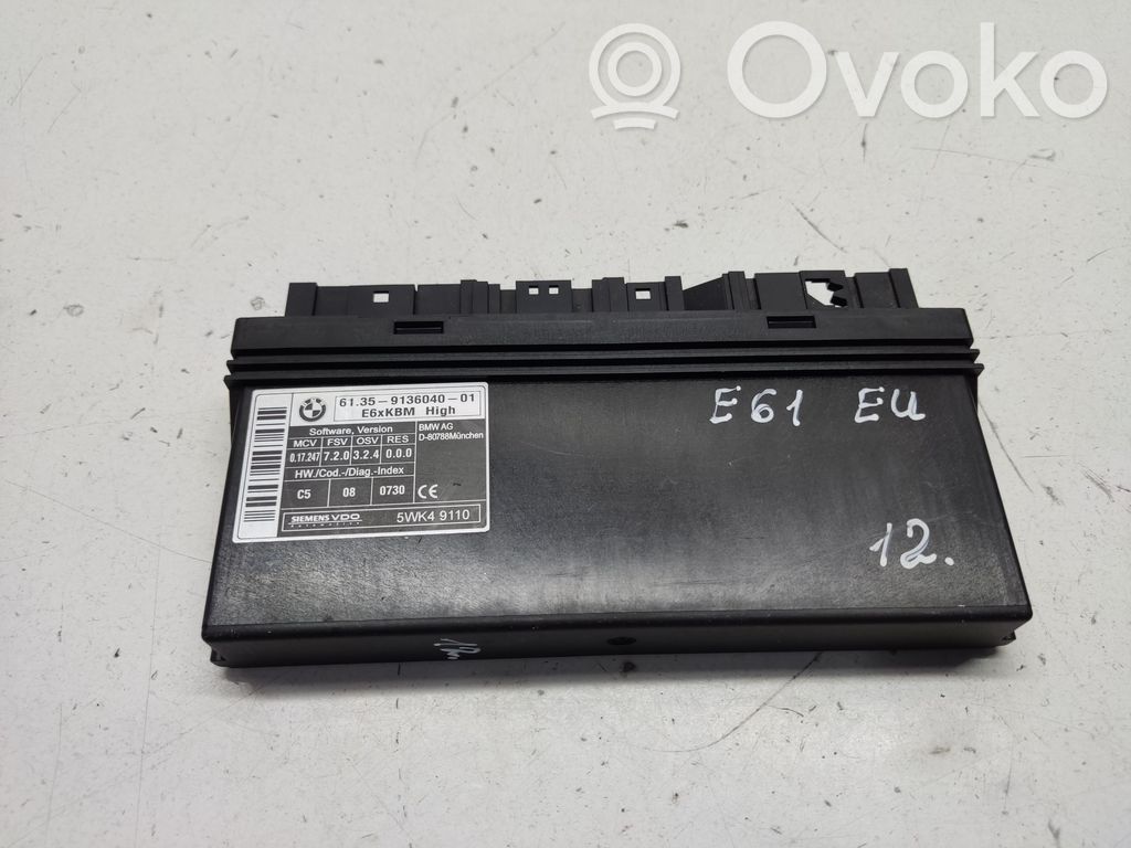 BMW 5 E60 E61 Komforto modulis 