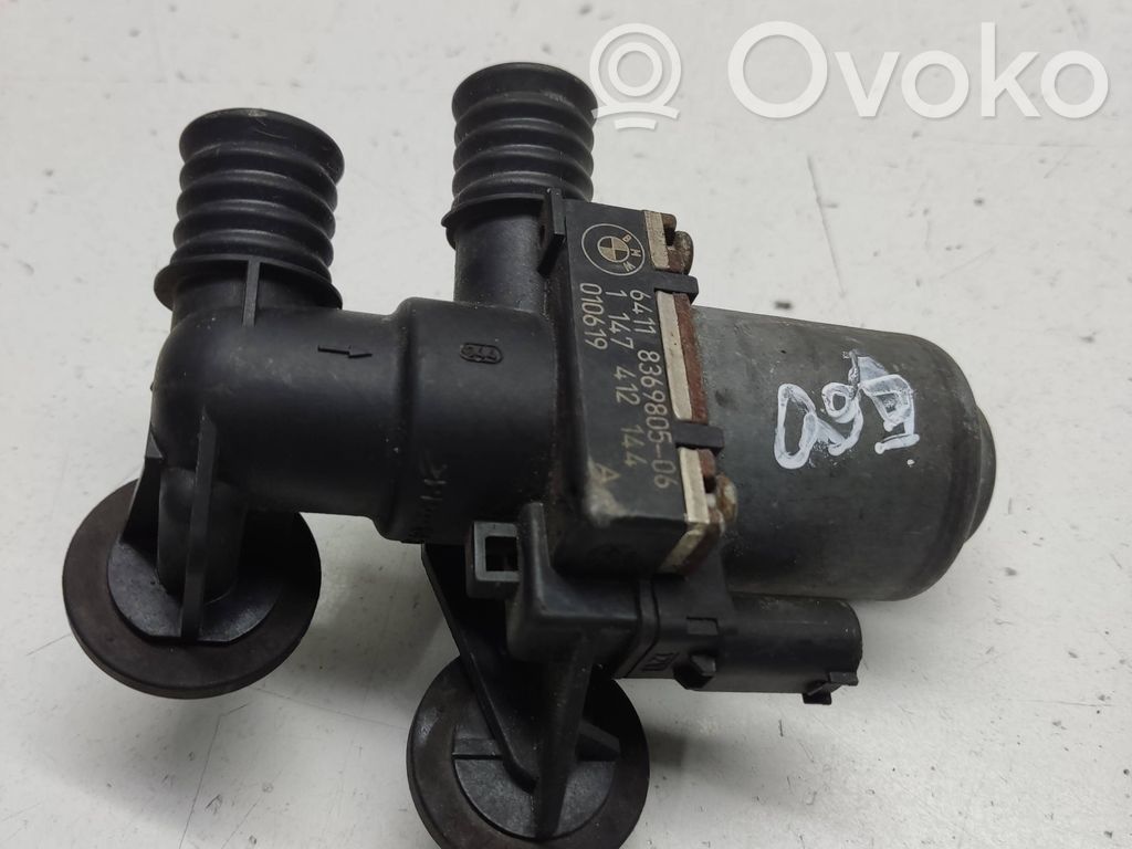 BMW 5 E60 E61 Šildymo radiatoriaus vožtuvas (-ai) (kiaušiniai) 