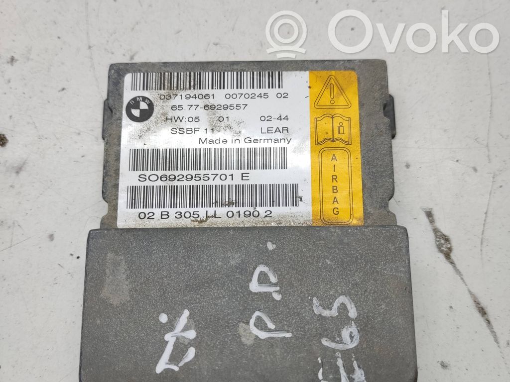 Airbag control unit/module   6929557,65776929557,037194061