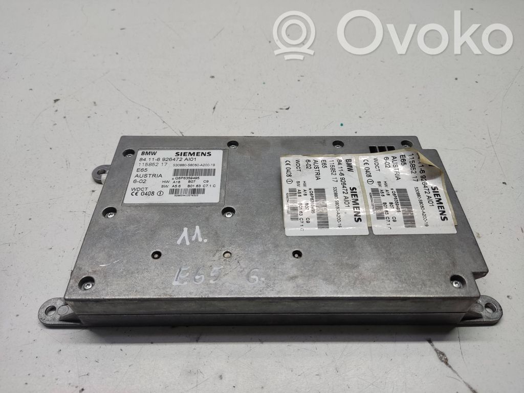 BMW 7 E65 E66 Phone control unit/module 