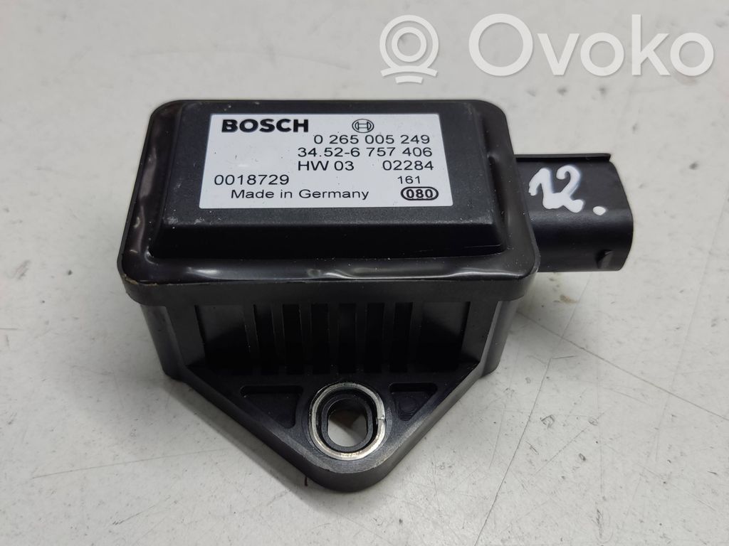 BMW 7 E65 E66 ESP acceleration yaw rate sensor 