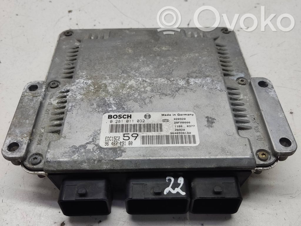 Citroen C8 Engine control unit/module 