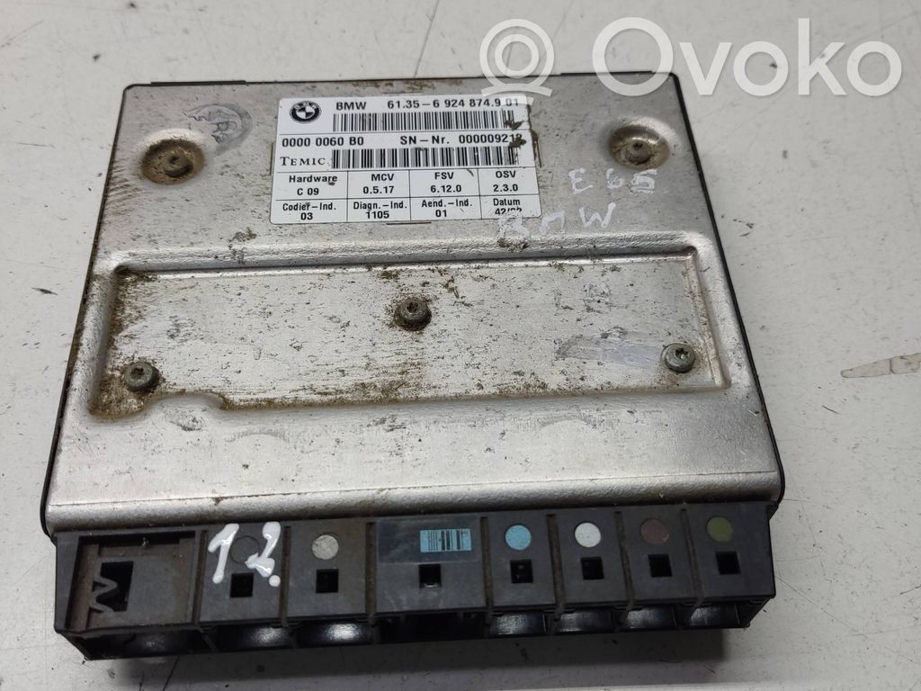 BMW 7 E65 E66 Steuergerät Sitz 