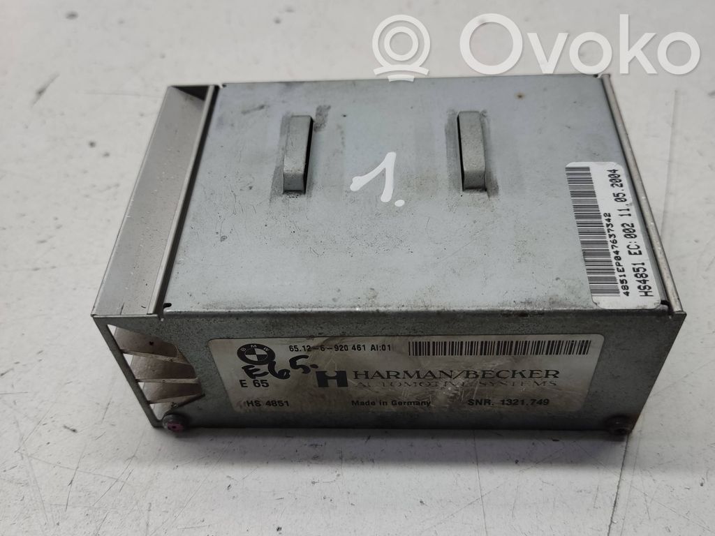 BMW 7 E65 E66 Garso stiprintuvas 