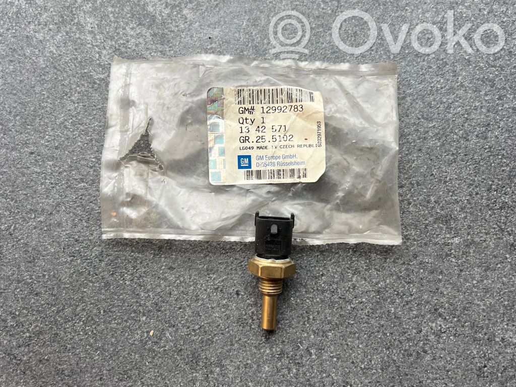 Opel Astra H Czujnik temperatury płynu chłodzącego 