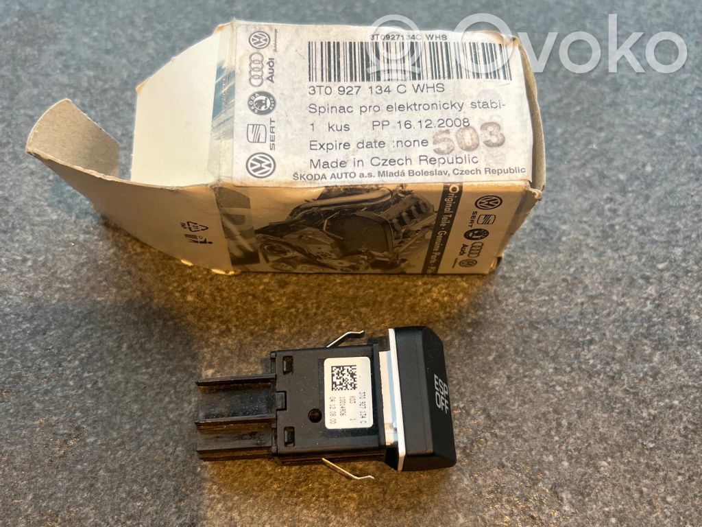 Skoda Superb B6 (3T) ESP (stability program) switch 