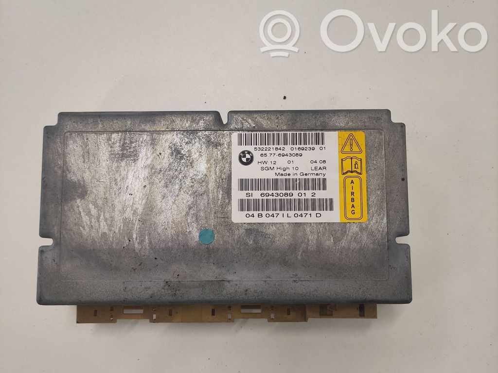 Unidad de control/módulo del Airbag   532221842,6943089,65776943089