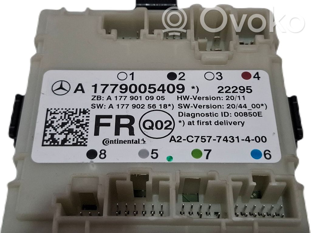 Mercedes-Benz A W177 Oven ohjainlaite/moduuli 