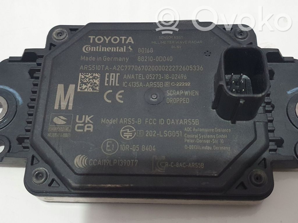 Toyota Yaris XP210 Radar / Czujnik Distronic 